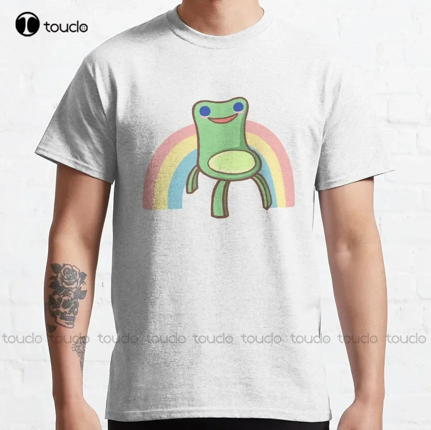 Froggy Chair Classic T-Shirt 80S Tshirts For Men Custom Aldult Teen Unisex Digital Printing Tee Shirt Xs-5Xl Fashion Funny New