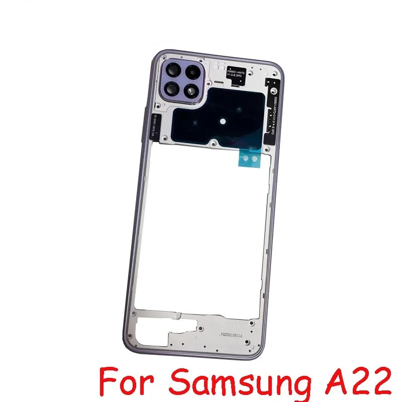 

Middle Frame For SAM A22 5G Back Cover Battery Door Housing Bezel