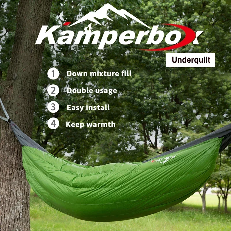 Kamperbox Down Quilt Underquilt Sleeping Bag Down Hammock Underquilt Down Camping Quilt Sleeping Bag Tourism