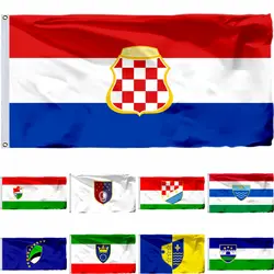Bosnia and Herzegovina Cantons Federation Flag Federation Choice of Sizes:21X14CM/2X3ft/3X5ft Una-Sana Bosnian Podrinje Banner