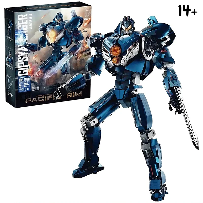 

9Types Creative Movie Pacific Battle Building Blocks Mechanical Armored Warrior Action Model Bricks Toys Gift For Children Adult