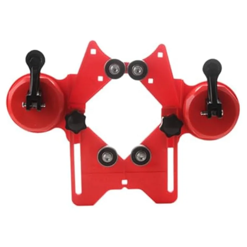

ABRB-With Double Suction Cups. Hole Saw Suction Cup Guide Open Hole Locator,Adjustable For Efficient Work For Marble,No Drill