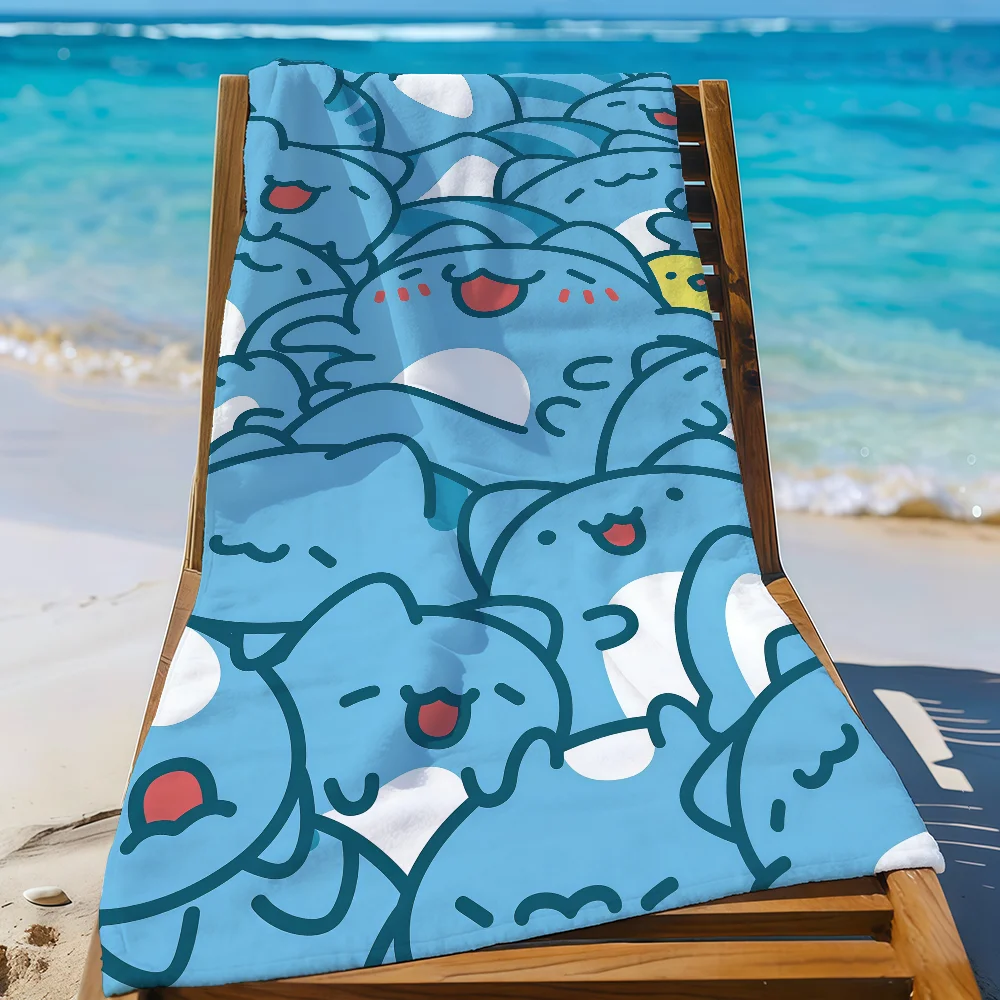 B-Bugcat CapooS Cartoon Towel Quick Drying Beach Towels Are Suitable For Swimming Pools Camping Yoga And The Gym