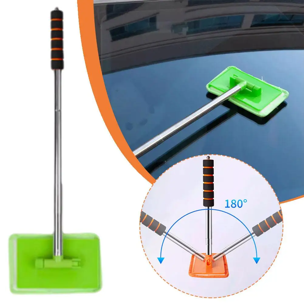 Telescopic Glass Cleaning Wipe Car Cleaning Artifact Glass Dust Removal Wiping Cleaning Brush Front Defogging Windshield Mi D1N2