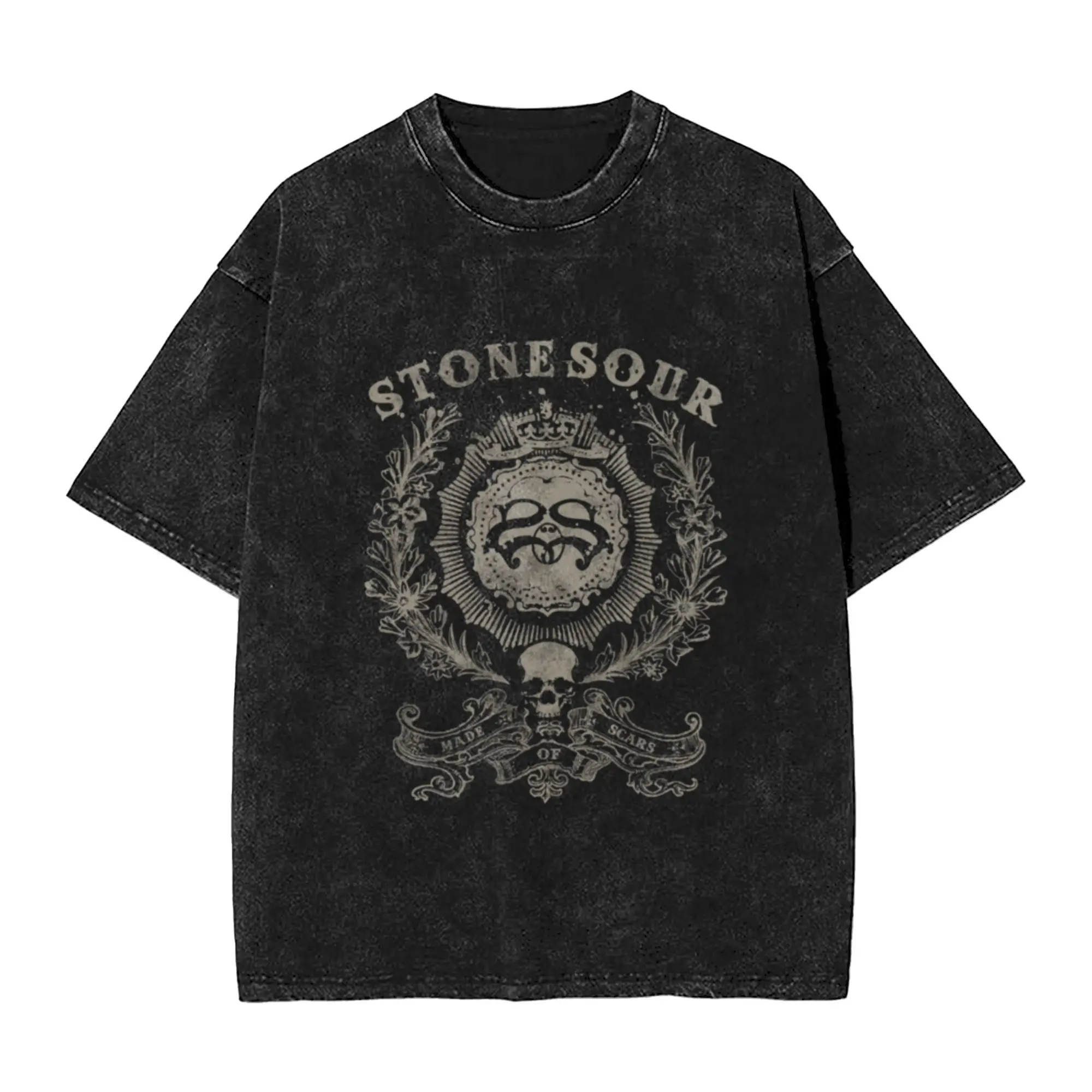 Stone Sour Metal Classic Cool A T-Shirt Oversized Short Sleeve Men's Women's Cotton Tees Tops