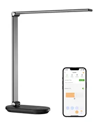 VOCOlincLEDDesk Lamp Eye Protect Studie Dimbaar Kantoor Licht Opvouwbare Tafellamp Slimme Adaptieve Helderheid Nachtlampje Voor LeesLED bureaulamp opvouwbaar bureaulamp studie dimmen kantoor lamp bedlamp lezen intellig