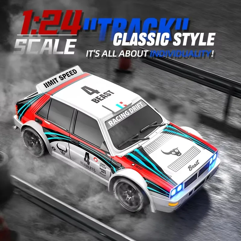 SG204PRO 1/24 4WD RC سيارة 2.4G عالية السرعة الانجراف سيارة التحكم عن بعد مع مصباح ليد راديو التحكم GTR سباق نموذج الصبي لعبة هدية #5