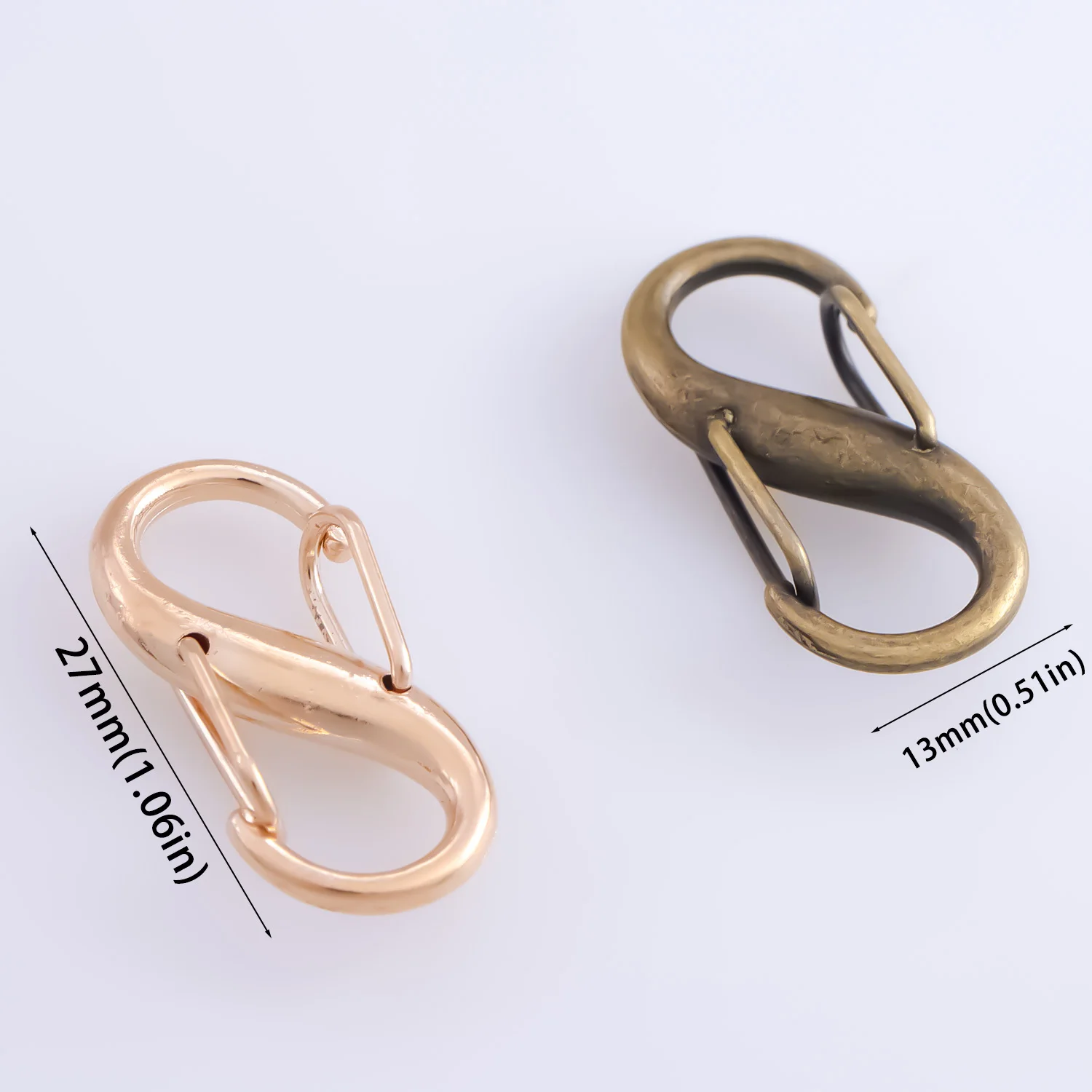 5pcs Adjustable Metal Buckles for Chain Strap, Chain Shortener Strap Clasps for DIY Chain Link Connector