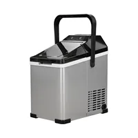 ICE168 Alpicool Home Car Use Electric Powered LED Removable Battery Portable Solar Mini Bullet Ice Maker for Outdoor