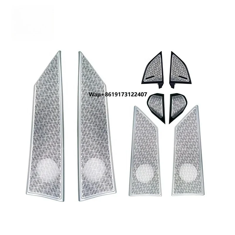 

Top Seller Car Decoration Accessories Upgrade Speaker Cover with Ambient Light & Anti-Glare & Metal Build for X3 G45 G48