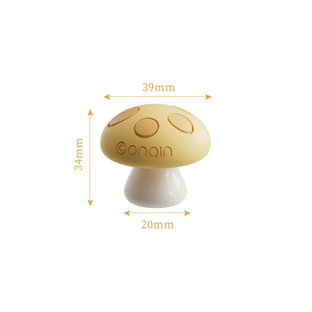 

Mushroom Shaped Toilet Press Button Nail Protector Creative Water Tank Push Switch Multifunctional Adhesive