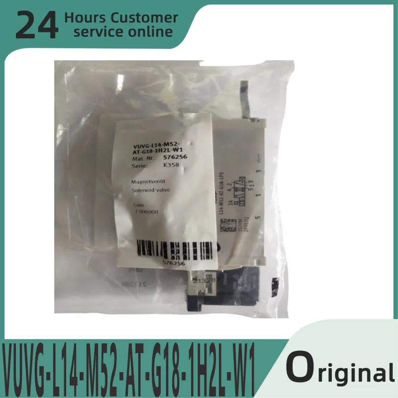 

Brand new original solenoid valve VUVG-L14-M52-AT-G18-1H2L-W1 576256