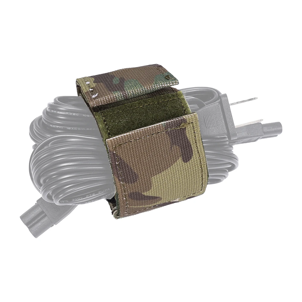 Tactical Magnetic Adsorption Binding Strap with 2inch Wire Storage and Organizing Elastic Nylon Functional Rope Rifle Strap Hold