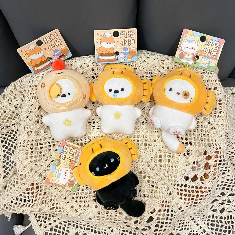 Bakstijl Brasem Yaki Kat Pluche Hanger Taiyaki Brasem Yaki Taiyaki Kat Pluche Sleutelhanger Takoyaki Kat Hoofddeksel Pluche Sleutelhanger