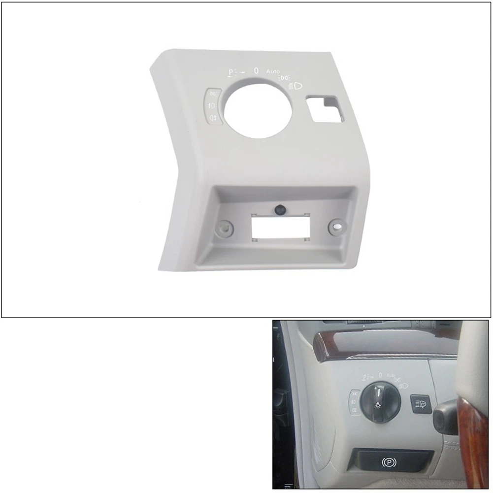 

Headlight Switch Panel Cover For Mercedes Benz S-Class W220 S350 S430 S500 1998-2005- Accessories Part Number 2205450204 Grey