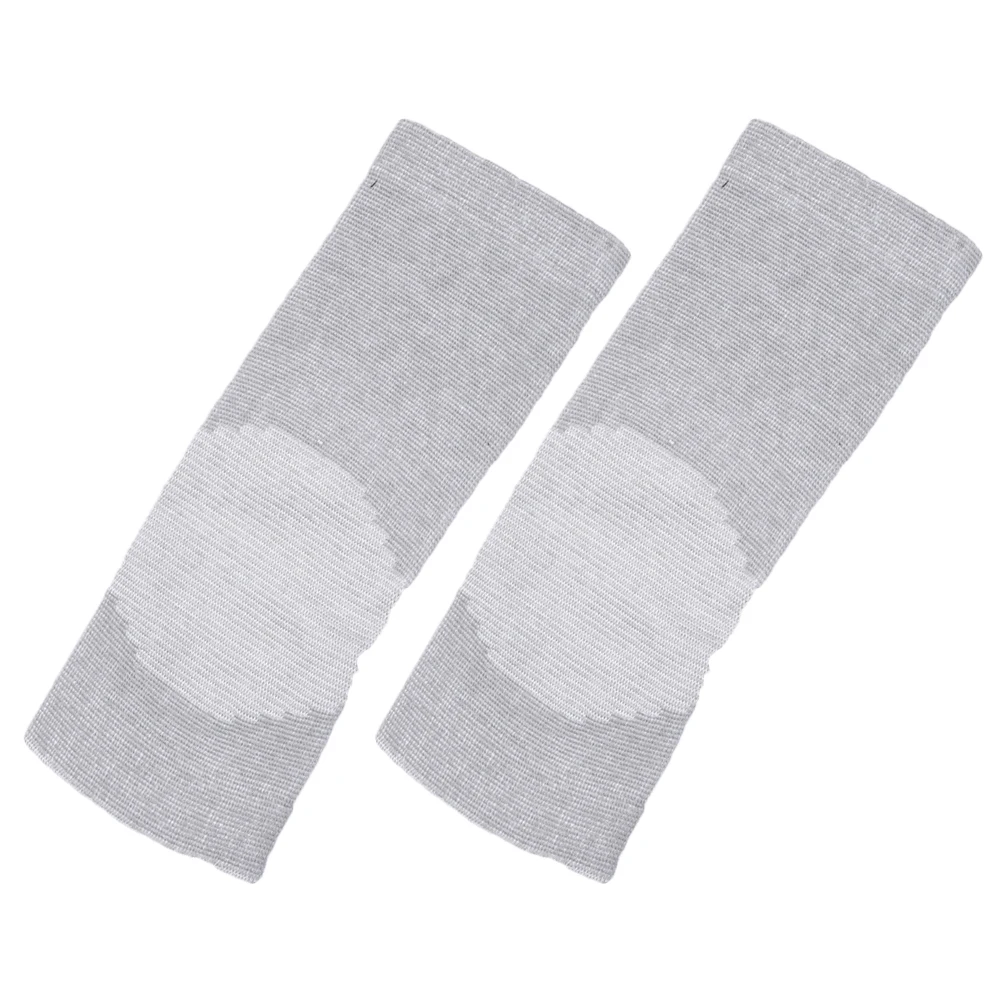 

1 пара компрессионных рукавов для поддержки лодыжки, эластичный дышащий серый спортивный фитнес-бандаж на половину стопы для защиты от травм