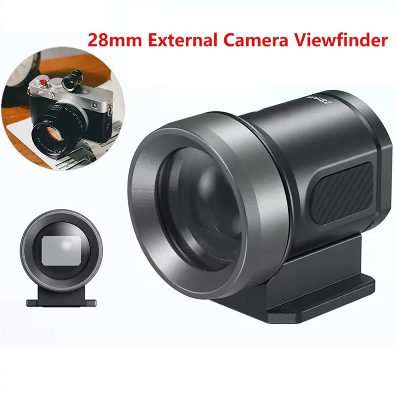 تسليم 24 ساعة 28 مللي متر كاميرا خارجية عدسة الكاميرا البصرية-5387 لسوني ZV-E10/FX3/A6700 ل FUJIFILM X-T5 لكانون F