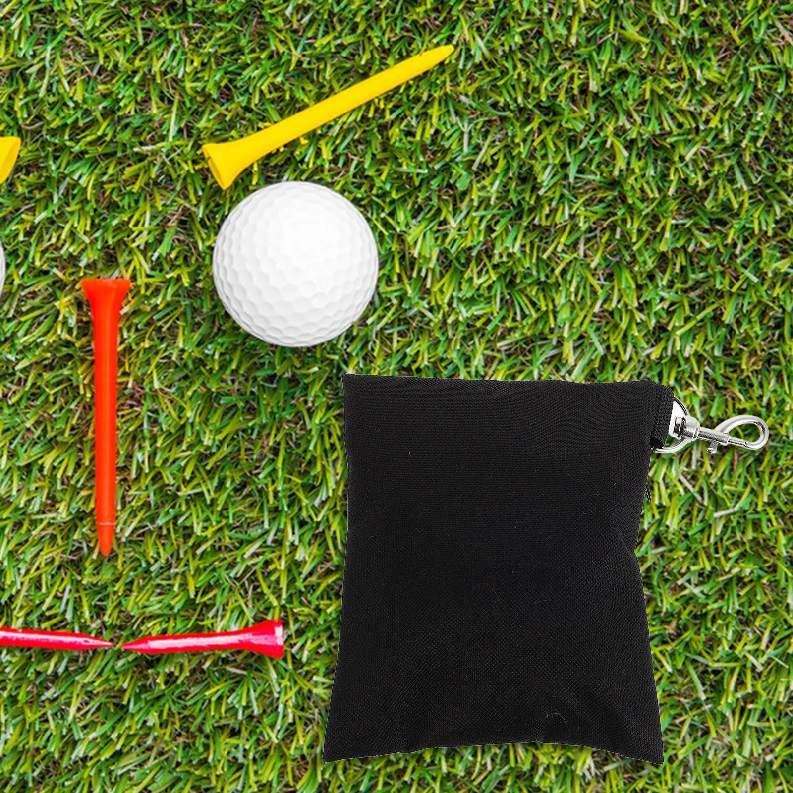 

Golf Ball Bag Stable Holder Lightweight Waist Fanny Pack Convenient Golf Tee Pouch Organizer Compact Storage Accessory
