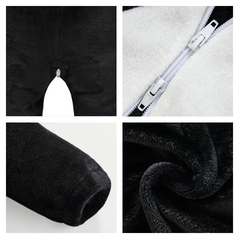 

qq38Baby Cosplay Costumes, Animal-shaped Children's Flannel Crawling Clothes, Autumn and Winter Jumpsuits, A-level Baby Clo