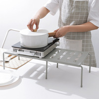 Kitchen Retractable Shelves, Cupboard Dish Racks, Kitchenware Condiment Storage Racks, Kitchen Spice Racks Storage Shelves