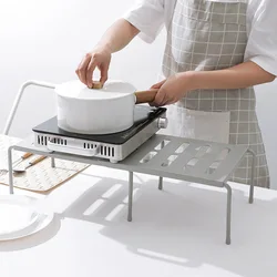 Kitchen Retractable Shelves, Cupboard Dish Racks, Kitchenware Condiment Storage Racks, Kitchen Spice Racks Storage Shelves