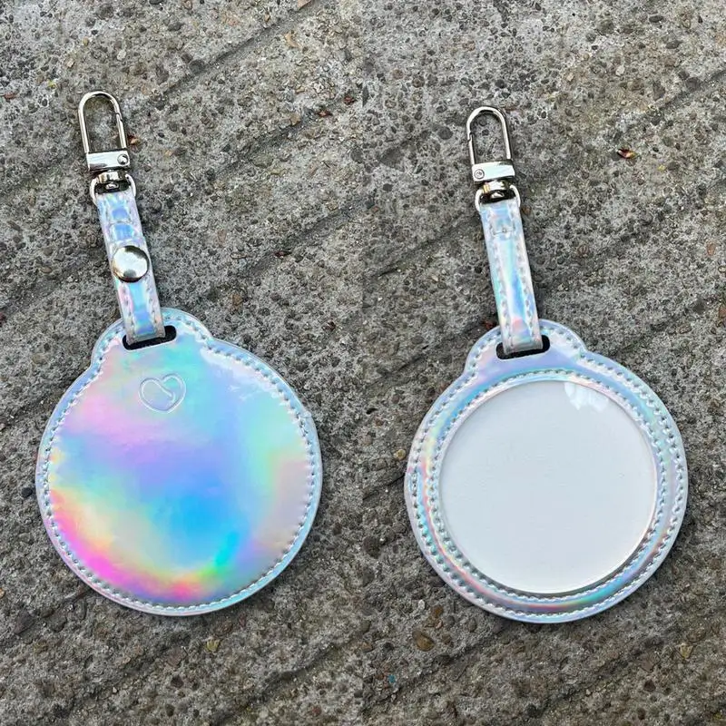 Zawieszka pokrowiec na karty na karty skórzana obudowa ochronna przenośna animacja akcesoria peryferyjne patera plakietki dla