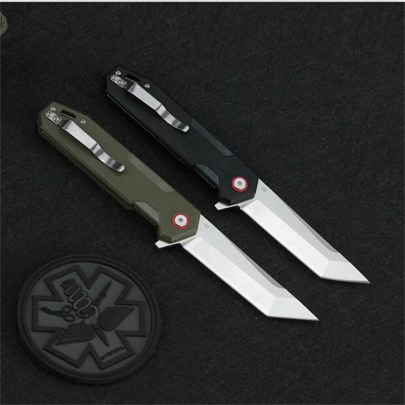 Kesiwo GT979 D2 Blade Folding Knife G10 Handle Flipper Open Utility Camping Hunting Fishing Outdoor EDC Pocket Knife