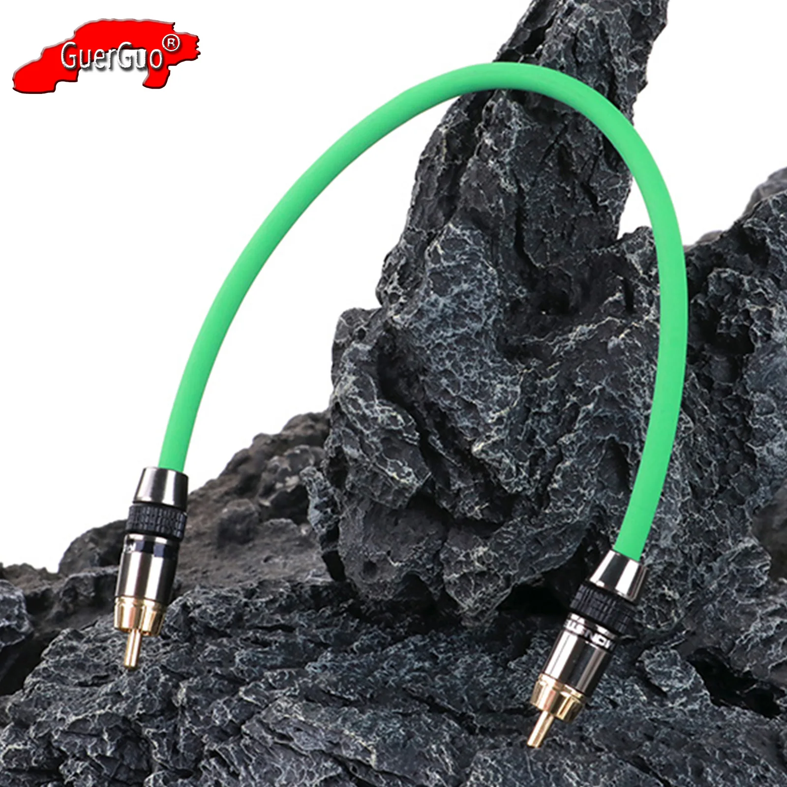 

RCA Audio Extension Cable,Shielded Gold Plated RCA Male to Male Stereo Jack Interconnect Cord for Home Theater Amplifier Speaker