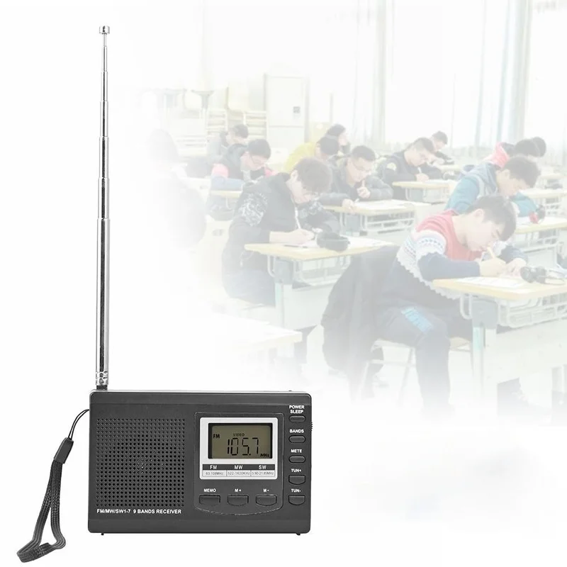 Wholesale In Large Quantities Am Fm Sw Full Band Battery Operated With Antenna Multifunctional Factory Hot Gift Portable Radio