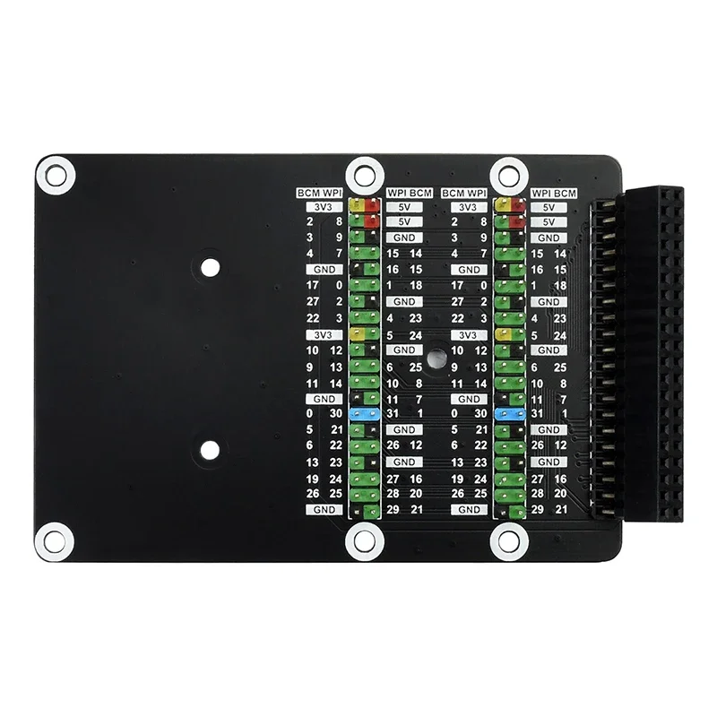 Adaptateur en-tête Raspberry Pi 400 GPIO, 2x40 broches, type incliné, 6 000 cartes pour Pi 400