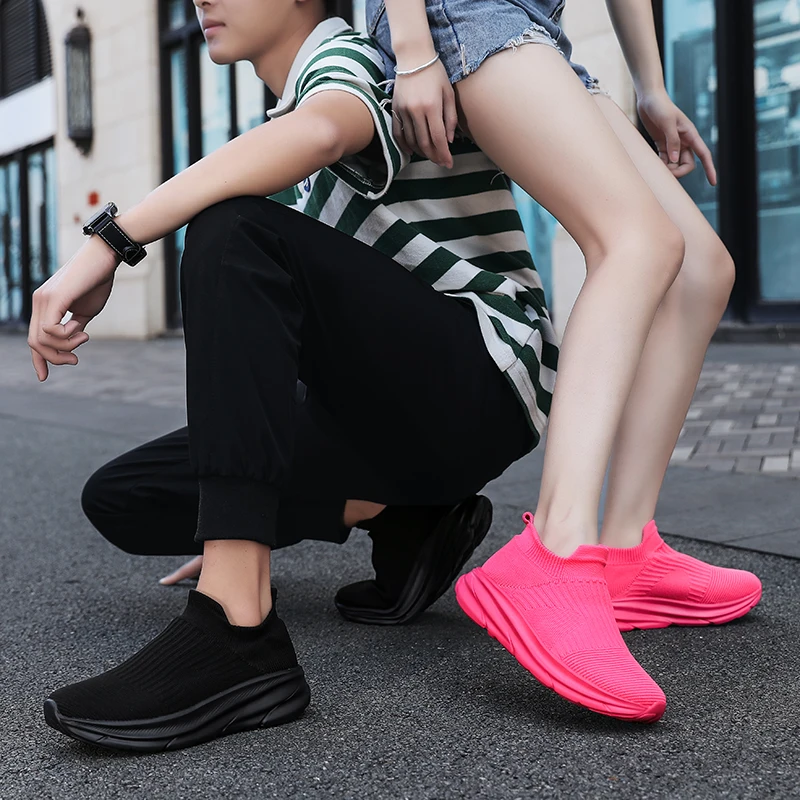 أحذية رياضية كاجوال جديدة للرجال والنساء كبيرة الحجم، أحذية جري رجالية عصرية بنعل سميك وخفيفة الوزن ومريحة #5