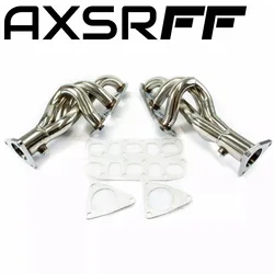 AXSRFF STAINLESS HEADER MANIFOLD For NISSN 370Z 09-13 Ifiniti G37 08-13