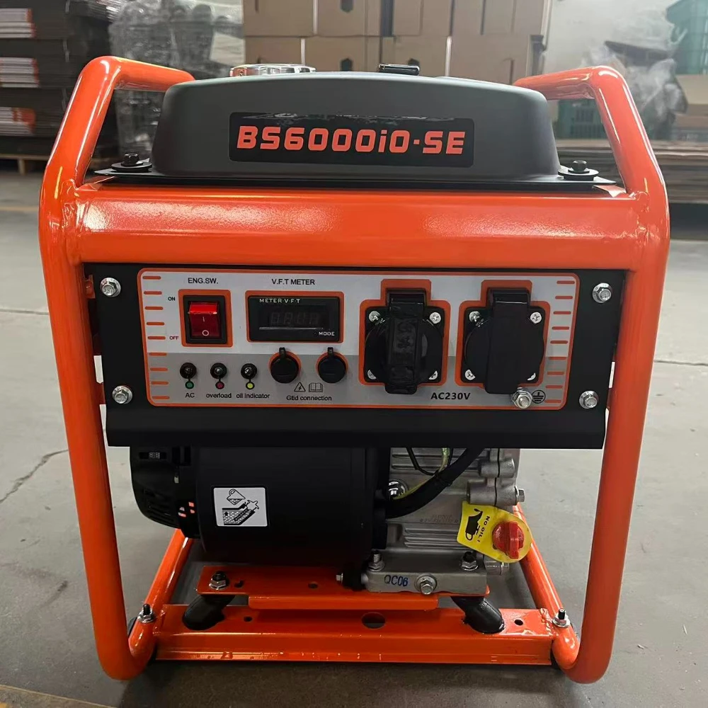 Portable 4.5Kw variable frequency generator 4.5Kw generator set with single-phase 220v 2kw DC and AC output 4-stroke engine