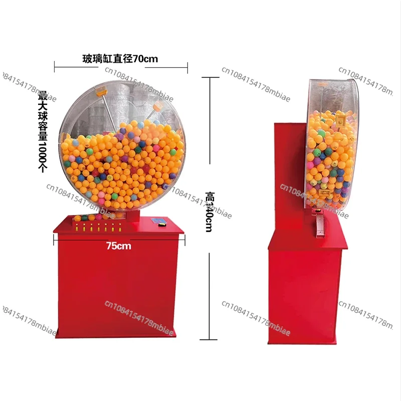 Invite Tenders Table Tennis Welfare Lottery Two-color Ball Electric Court Unit Special Automatic Number Shake Machine