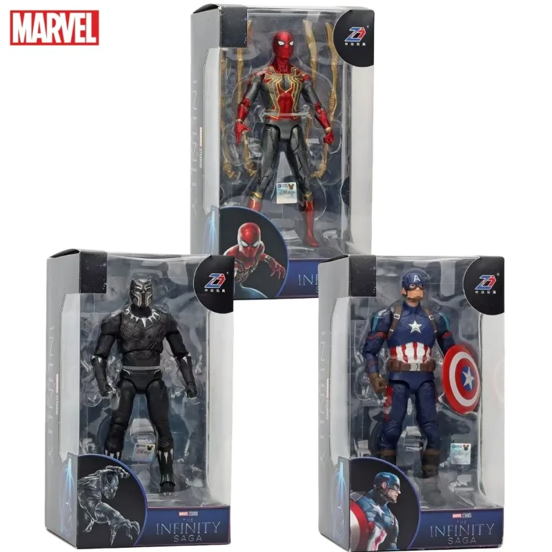 Marvel os vingadores spiderman capitão américa homem de ferro criativo conjunta brinquedo móvel modelo desktop ornamento decorativo meninos presente