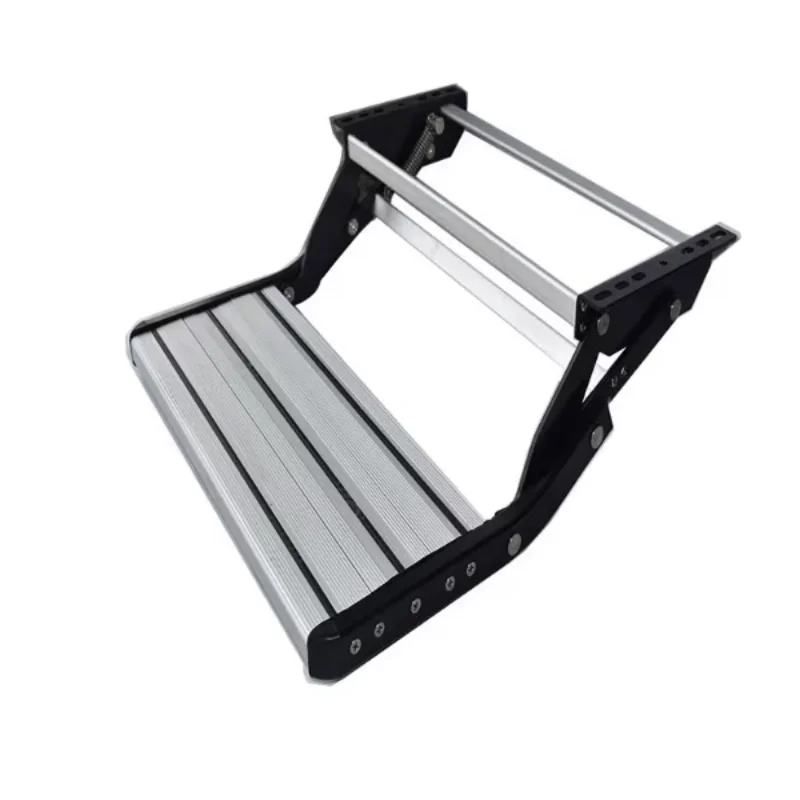 

Super September Chinese Factory High Strength Aluminum Alloy RV Caravan Single Layer Manual Folding Ladder