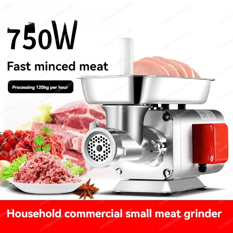 Meat Grinder Automatic Desktop Electric Commercial Fresh Meat Grinder Horizontal