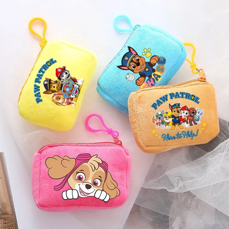 

Кошелек-монетница «Щенячий патруль» для мальчиков и девочек, милый портативный кошелек, аниме-кошелек с принтом «Чейз и Скай», чехол для ключей, сумка для хранения удостоверений личности, подарки для детей