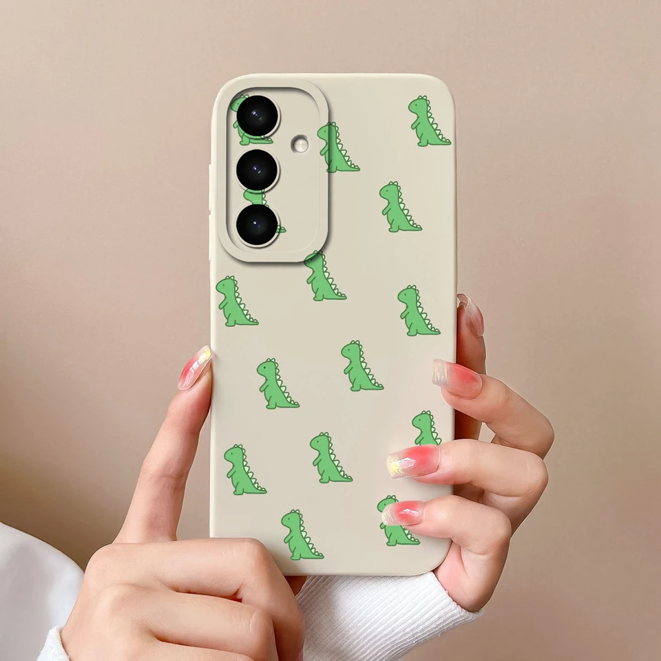 For Samsung S24 S24 Plus Case Cute Bear Durable Silicone Liquid Drop-Resistant Shockproof For Samsung Galaxy S 24 S24Plus Bumper