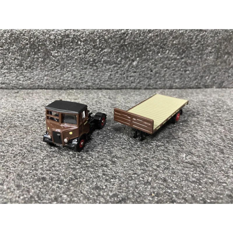 

Литой под давлением корги, масштаб 1/76, британский транспортный бортовой прицеп, модель автомобиля из сплава, Коллекционная игрушка, подарок, сувенир, демонстрационный орнамент