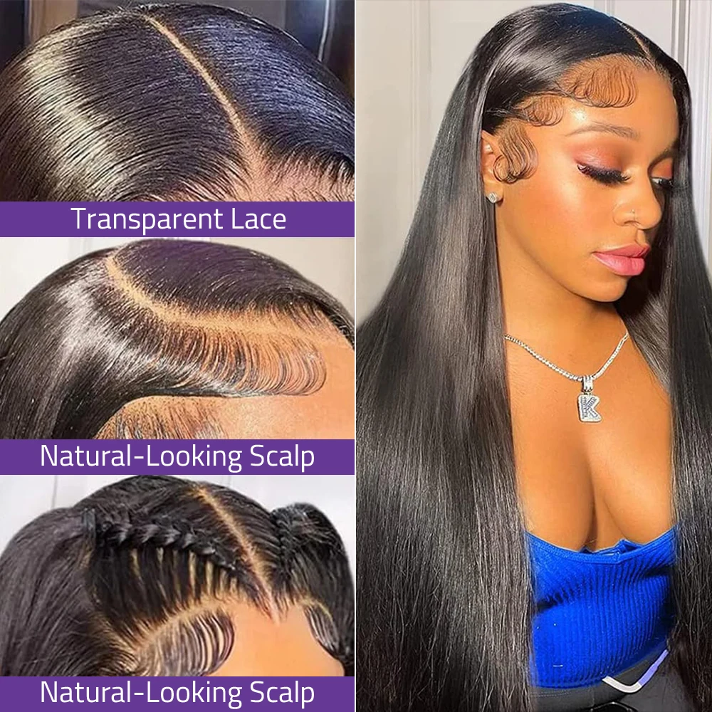 30 38 بوصة مستقيم 13x6 Hd الدانتيل الباروكات الأمامية شعر الإنسان للنساء السود البرازيلي قبل قطعها مع شعر الطفل 13x4 الدانتيل شعر مستعار أمامي