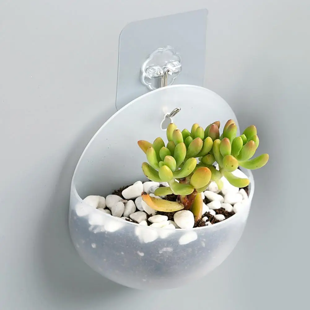 Easy-to-install Wall Planters Wear-resistant Flower Pots Unique Wall-mounted Flower Pot Set for Small Plants for Flower