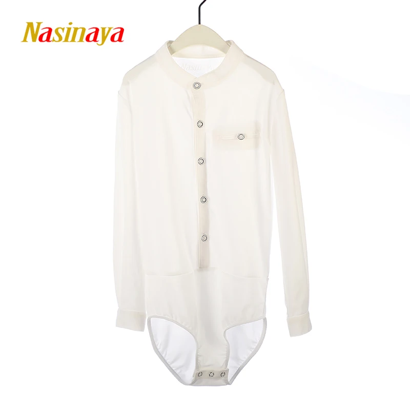 Customized men's adult figure skating costumes for children, performance costumes, competition and grading jumpsuit, solid color