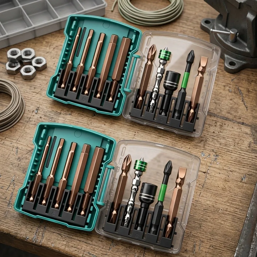 Magnetic For S2 Steel Electric Screwdriver Bit Set For Circuit Breakers Repair For Impact Wrench Electric Drills