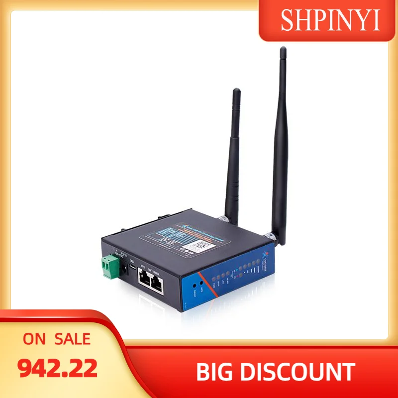 USR-G806-G  Global LTE 4G Industrial Routers Lead Rail Supported TD LTE and FDD LTE Network