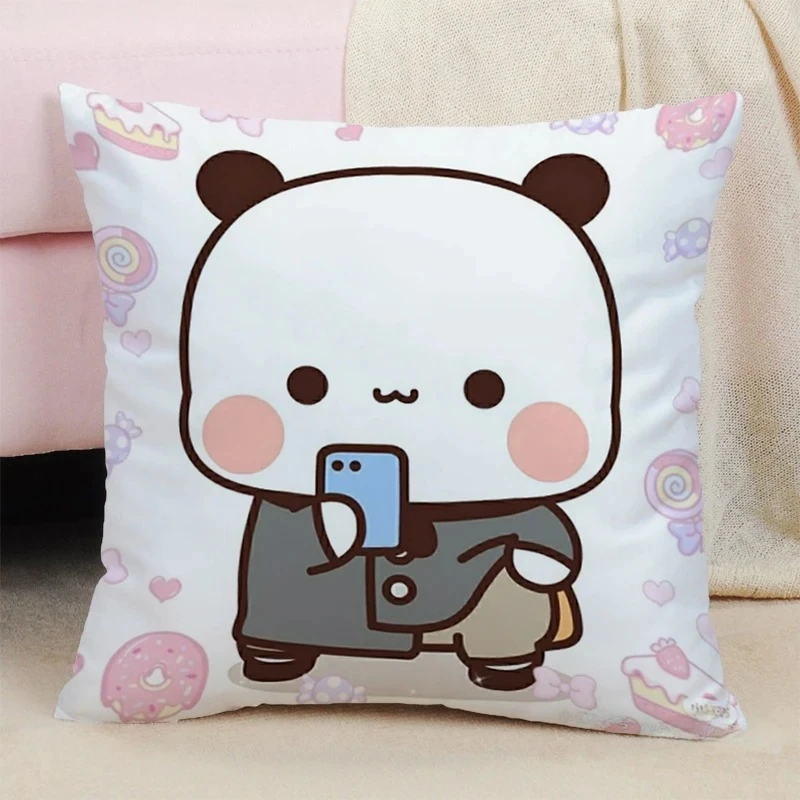 Anime Body Pillowcase Decor 40x40 Bubu Dudu Throw Pillows  Printing Cushion Cover 45x45 Cushions Covers Pillowcases