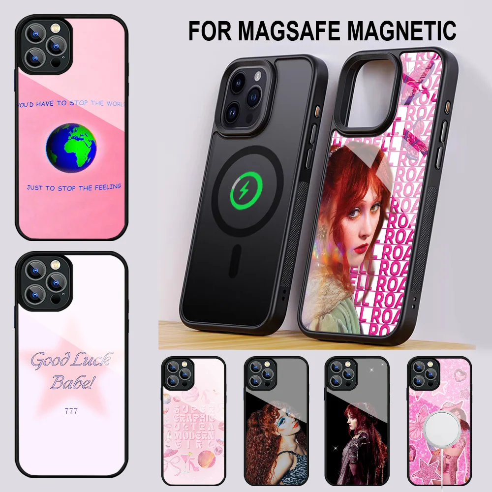 

Good Luck Babe C-Chappell R-Roan Phone Case For IPhone 16 15 14 13 Pro Max 11 12 Alex Mirror For Magsafe Wireless Charging Cover