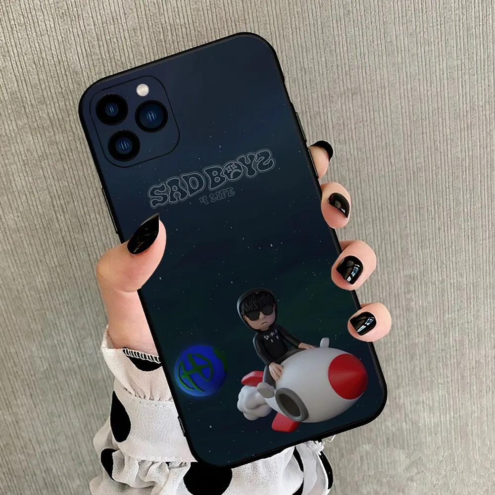 Singer J-Junior H Sad Boyz 4 Life Phone Case For iPhone 8 11 12 13 14 15 Mini X XR XS PRO MAX Plus Cover