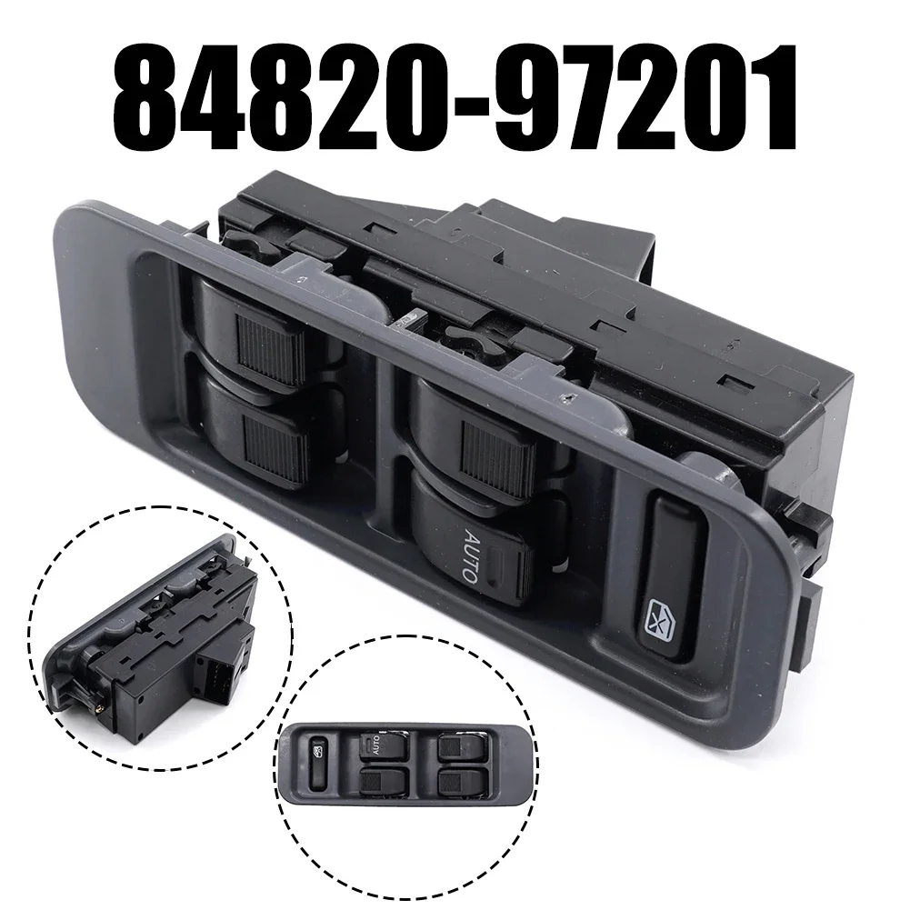 

Electric Window Switch Car Driving Glass Control Switch Car Replacement Part Non-deformation Quick Installation Small Size