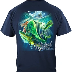 Mahi Mahi Fish Fishing. Fashion Design Fisherman Gift T-Shirt  Summer Cotton Short Sleeve O-Neck Men's T Shirt New S-3XL